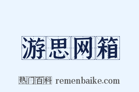 游思网箱是什么意思的图片